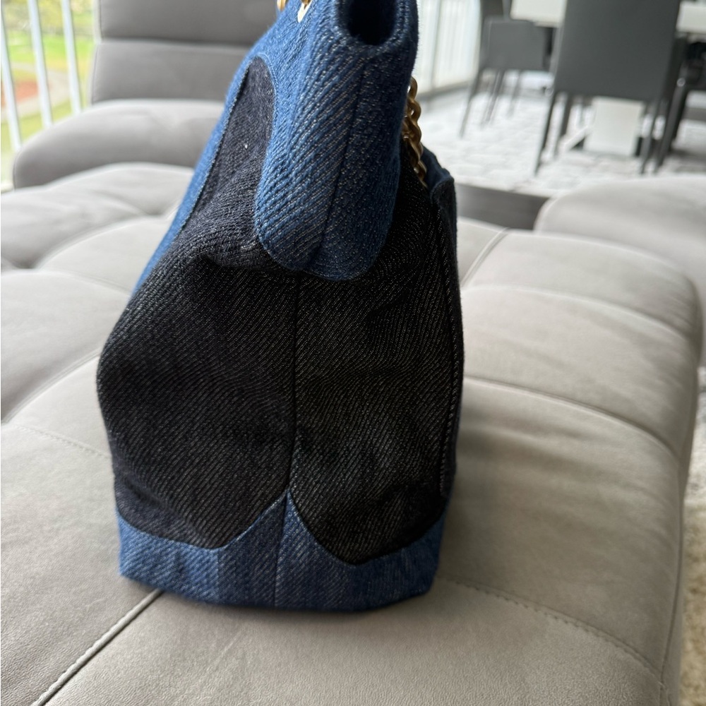 New and Never Used 2 Tone Denim Chanel Shopping tote ( large ) - Picture 3 of 14